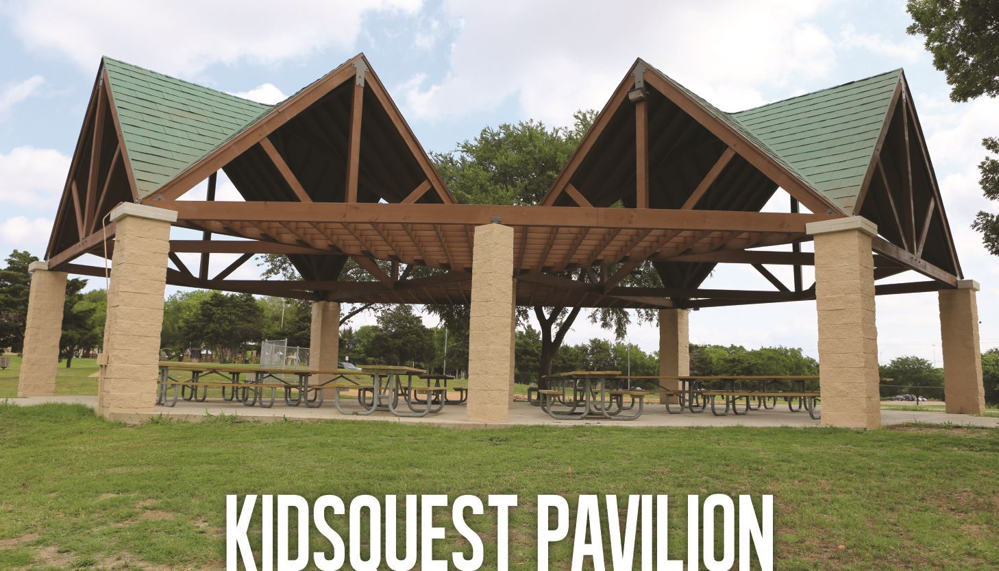 KidsQuest Pavilion Button Graphic