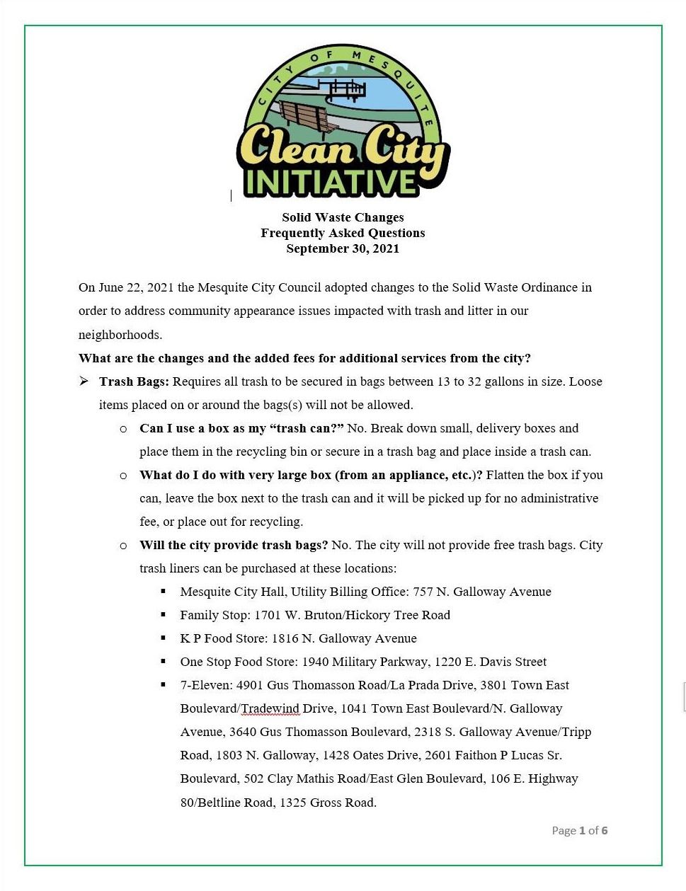 Solid Waste FAQ English