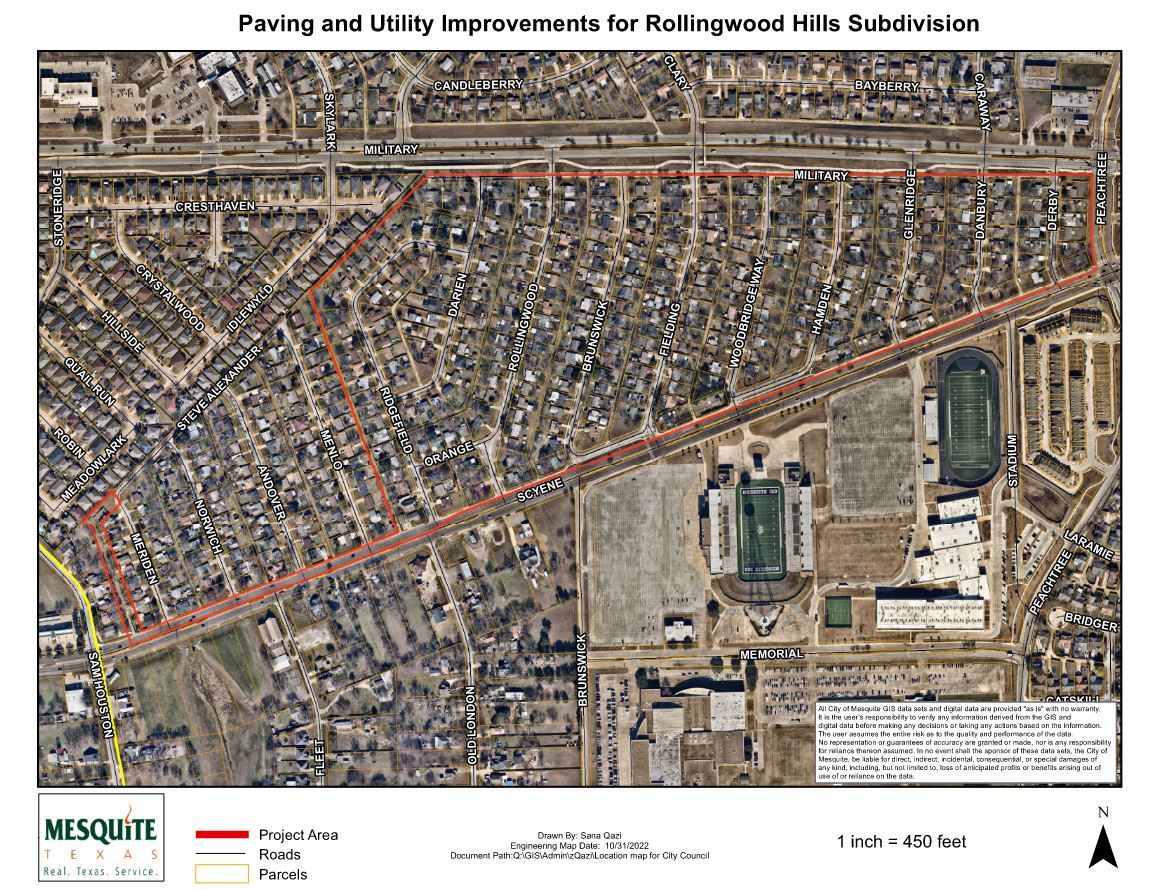 Rollingwood Hills Location Map