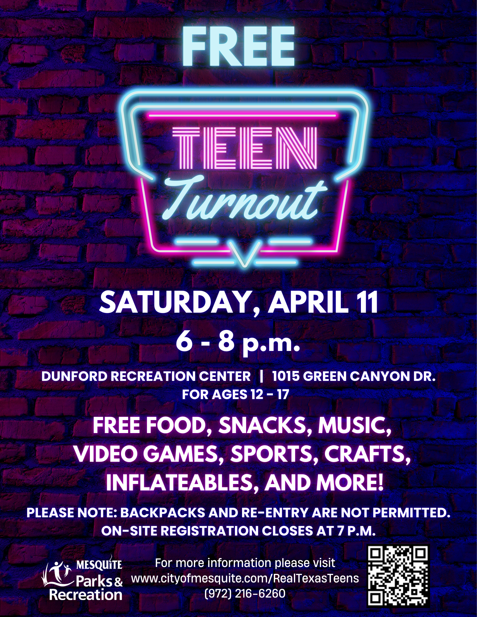 teen turnout flyer -april