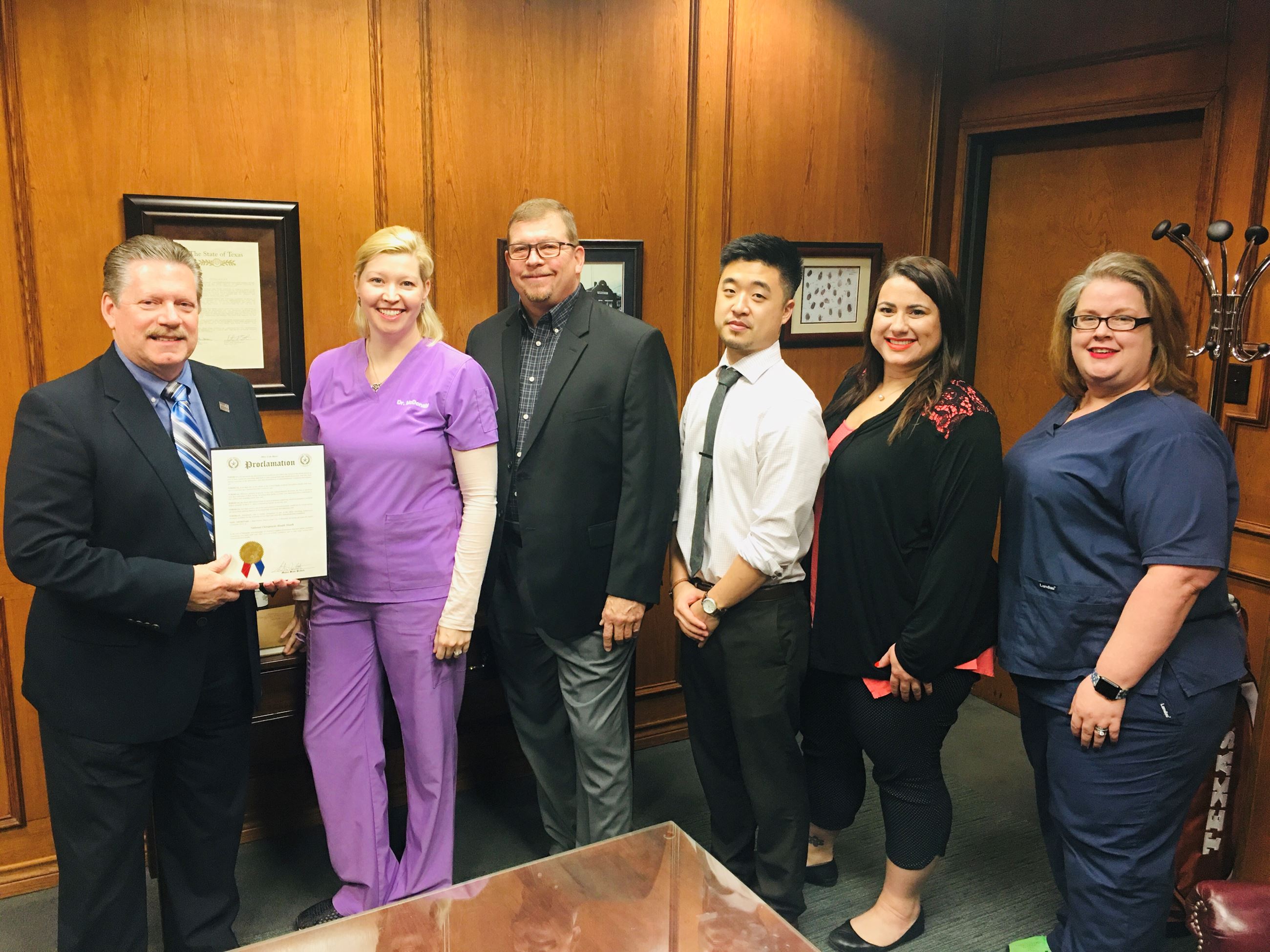 Mayor presents proclamation