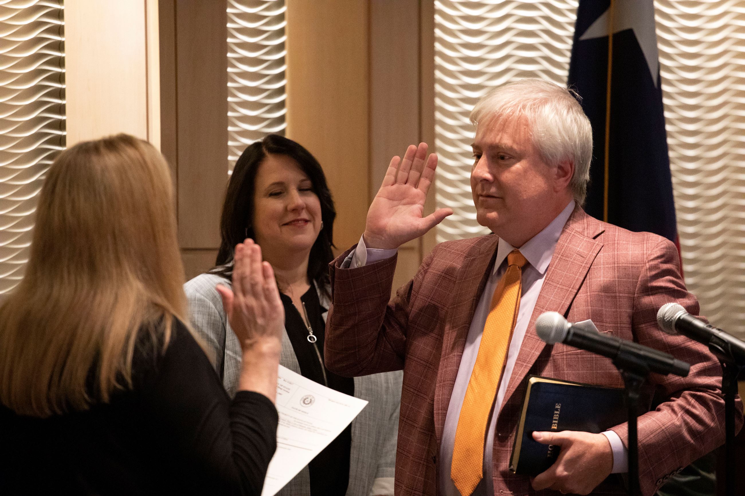 Miklos takes Oath of Office