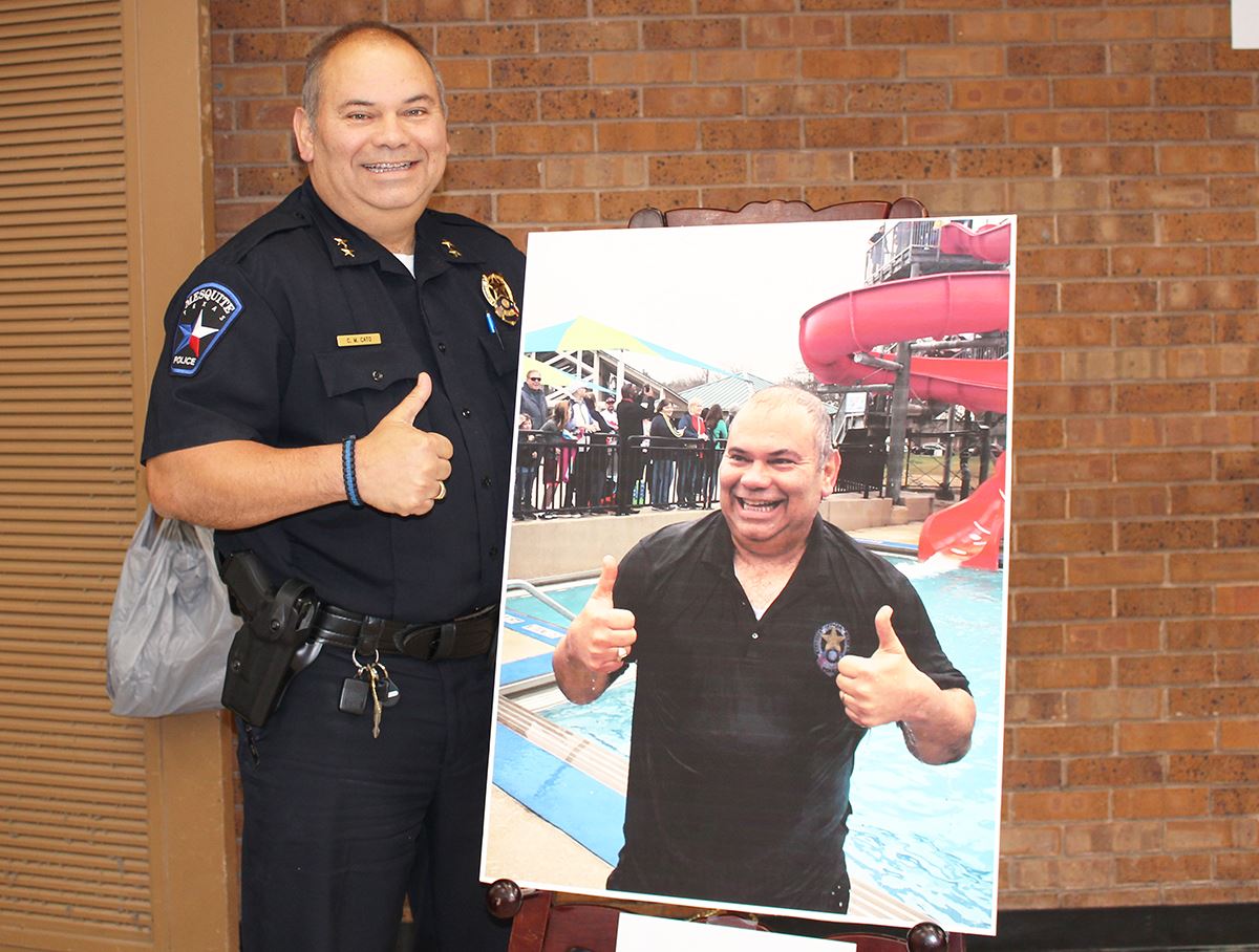 2019 City of Mesquite employee Real Texas Giving campaign - Photo Contest Winner - Police Chief Char