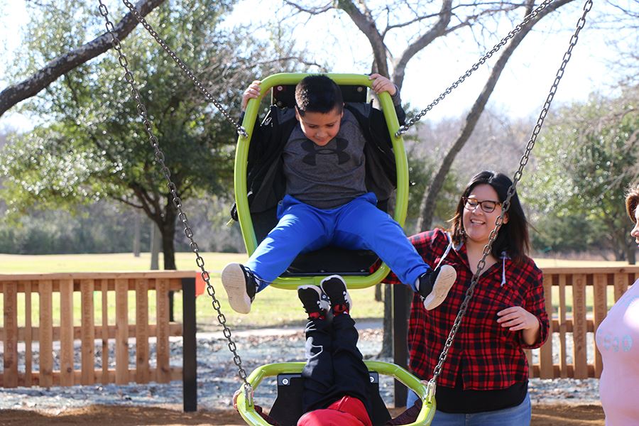 12-14-19 KidsQuest Opening - family on swing