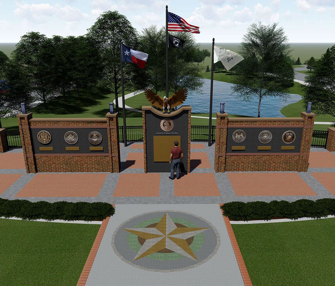 rendering of future veterans memorial