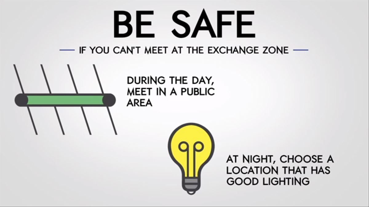Mesquite Police Dept - Internet Thefts - Be Safe - Meet During the Day or At Night with Good Lightin