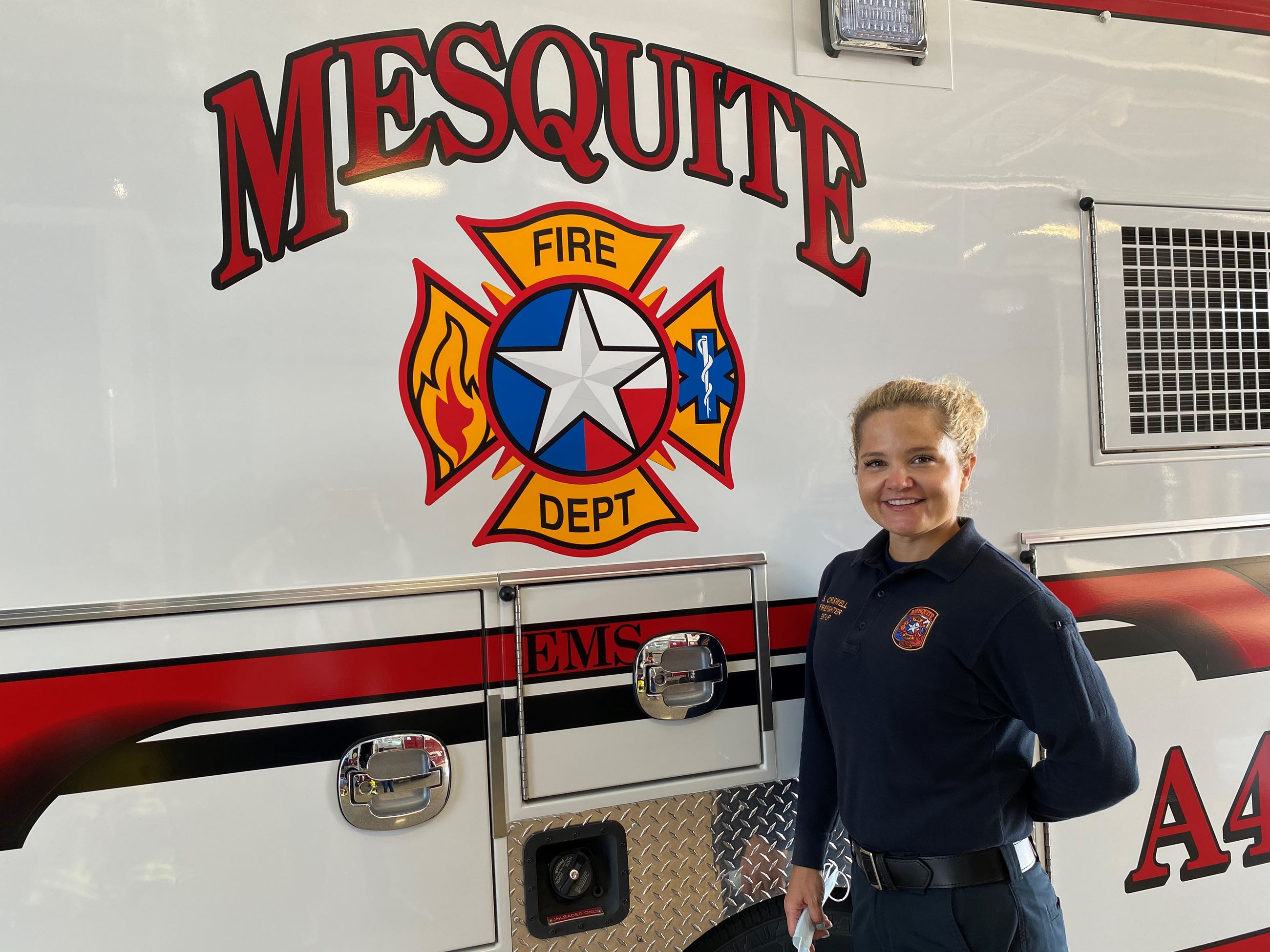 Firefighter Samantha Criswell
