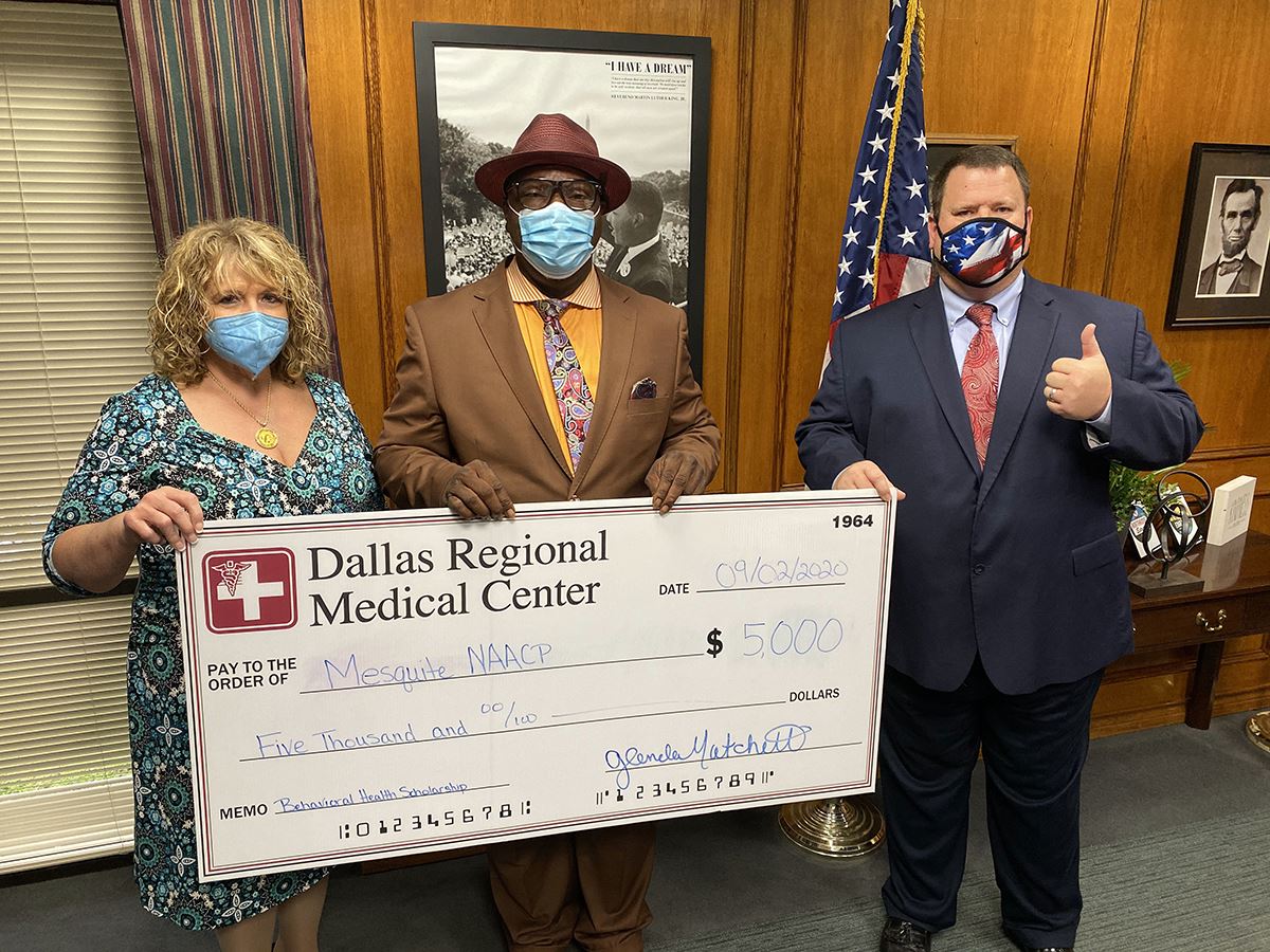 9-2-20 Matchett - Brown - Archer - mental health donation