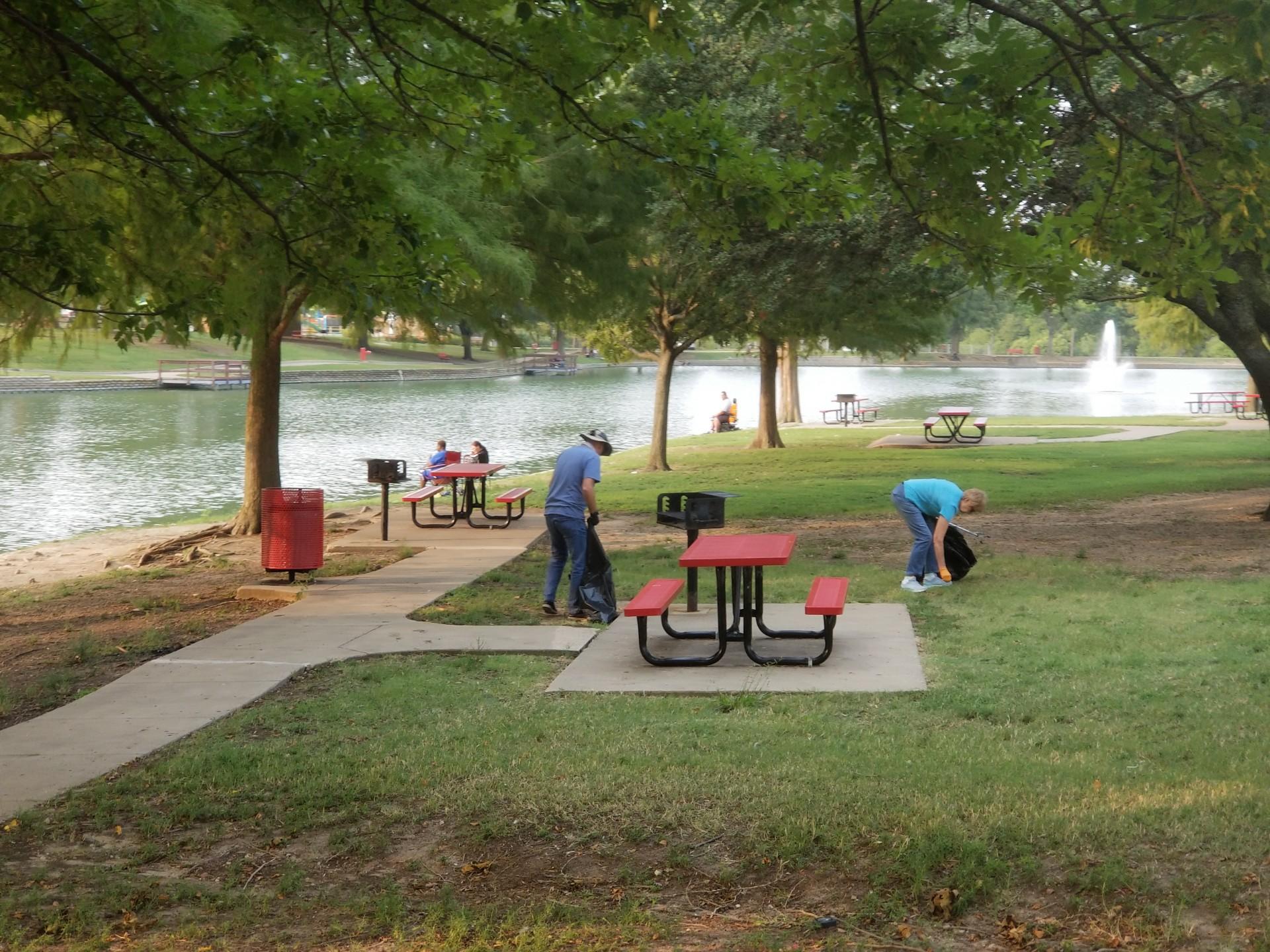 Trash Bash cleanup 2020 park cleanup