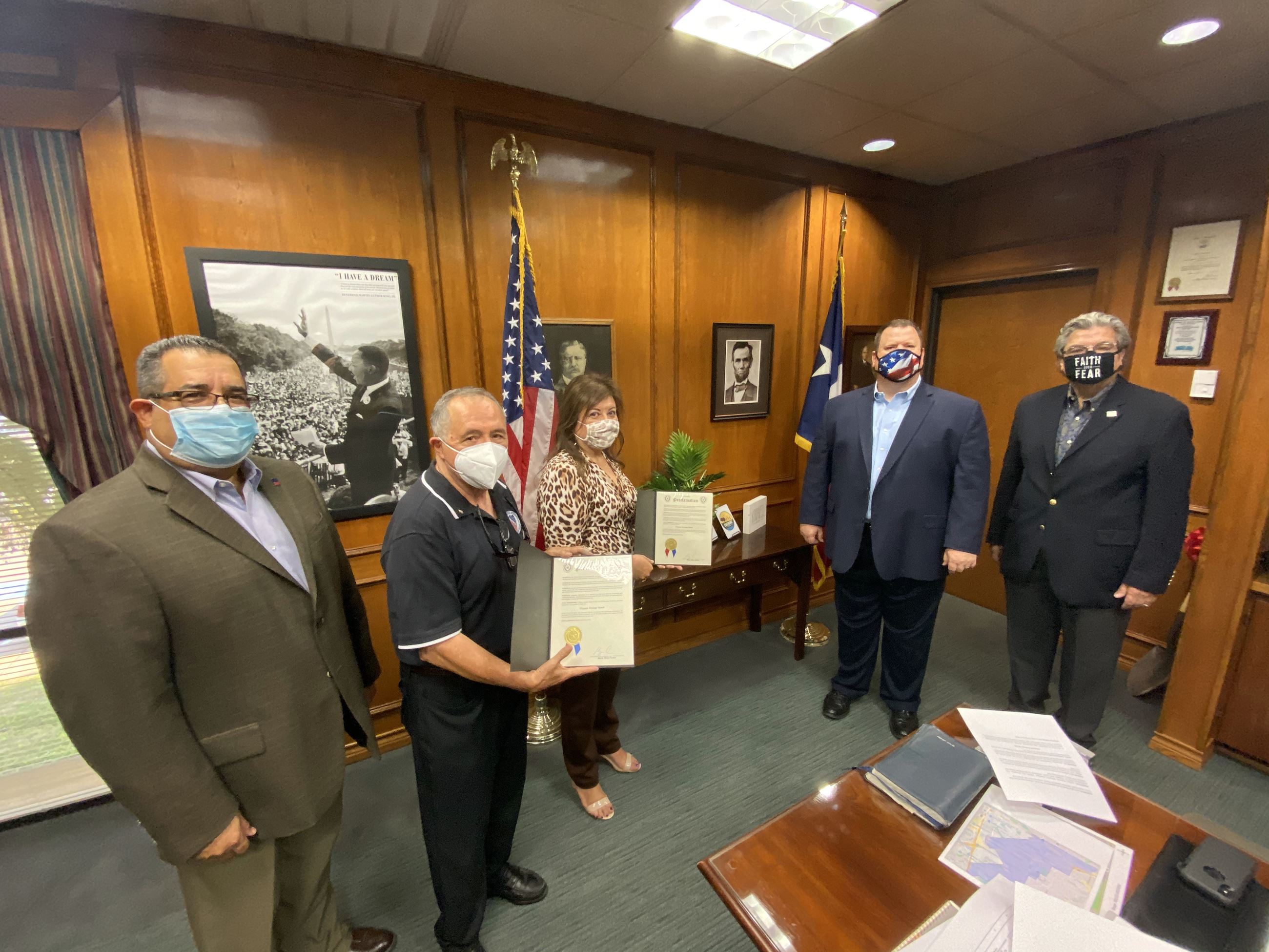 LULAC Mesquite, Hispanic Forum of Mesquite, Mayor Archer, Dan Aleman