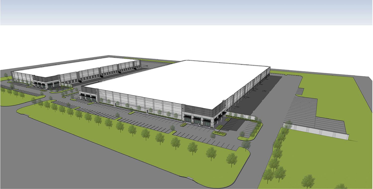 Proposed Huntington Industrial Partners commercial buildings - Mesquite TX