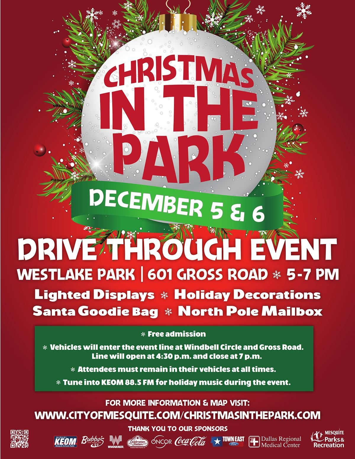 2020 Christmas in the Park - Mesquite TX