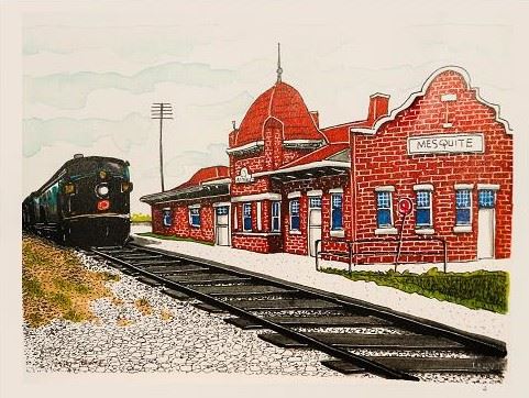 Train Depot by Tony Morris