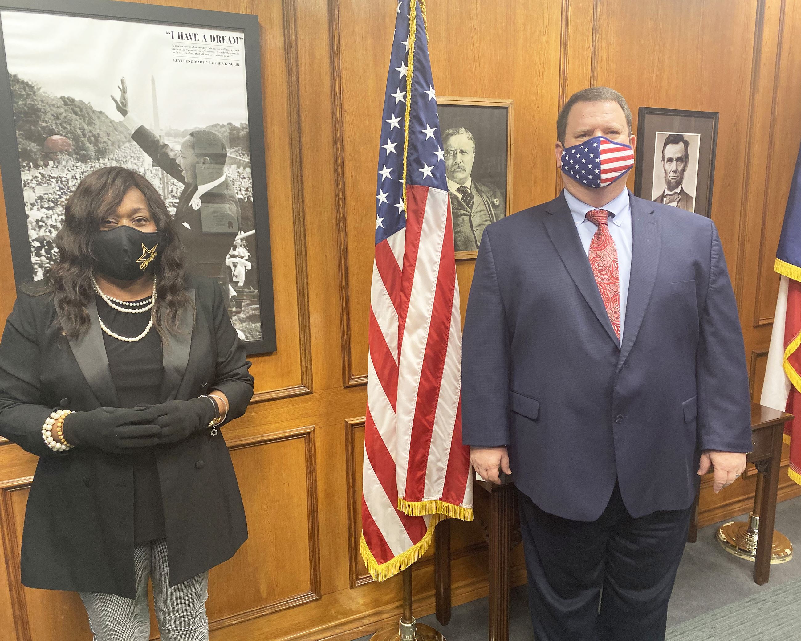 1-25-21 Yolanda Shepard and Mayor Bruce Archer - Mesquite TX