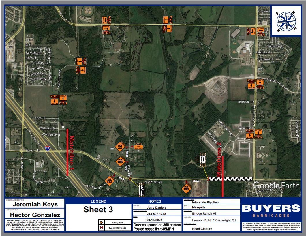 1-30-21 Lawson Road closure