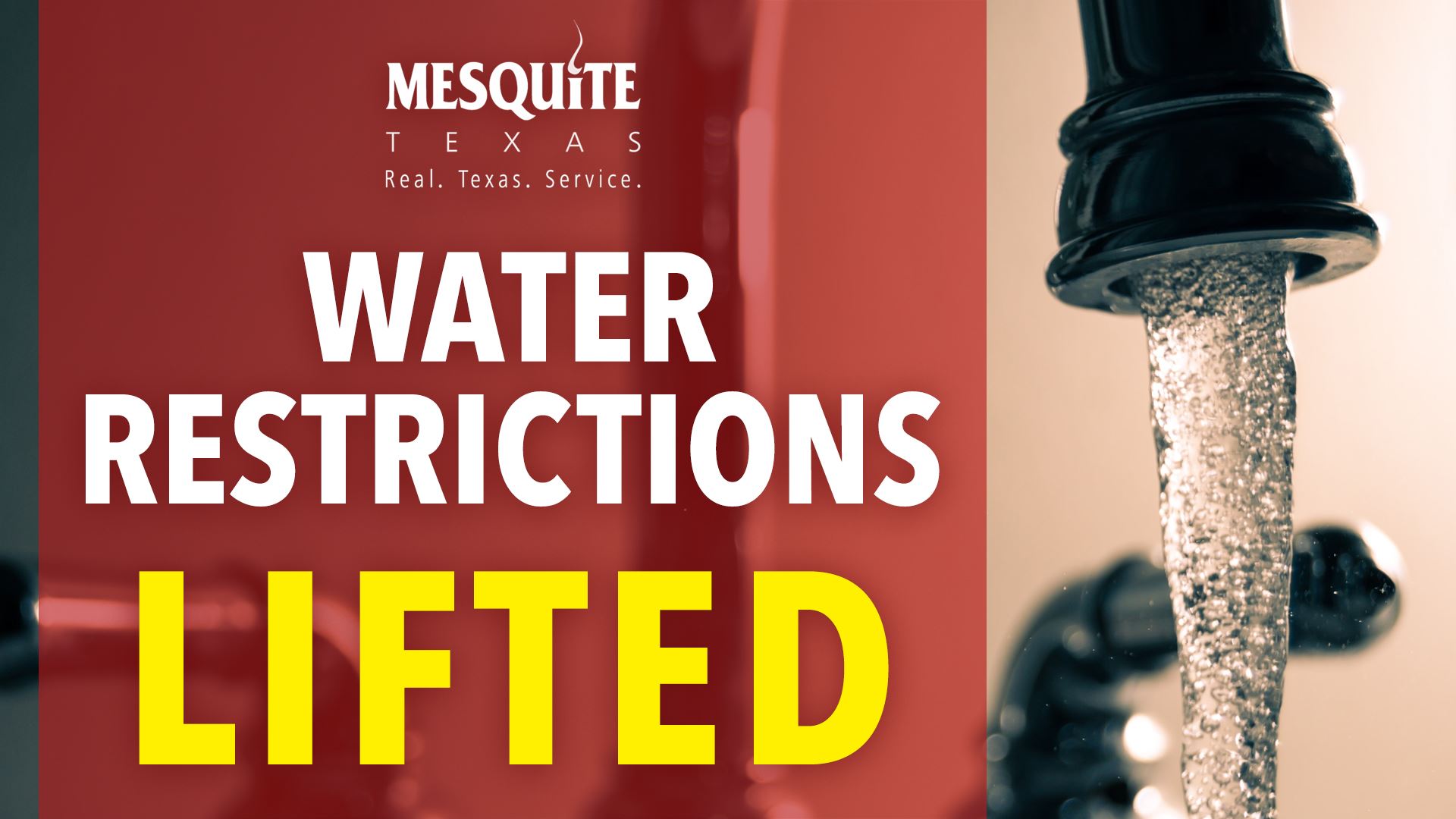 Mesquite Water Restrictions Lifted