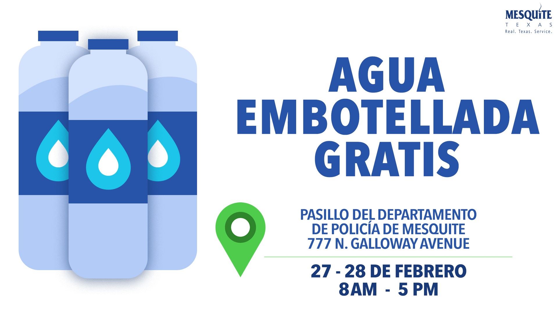 Mesquite - Feb 27 and 28 water distribution - Spanish