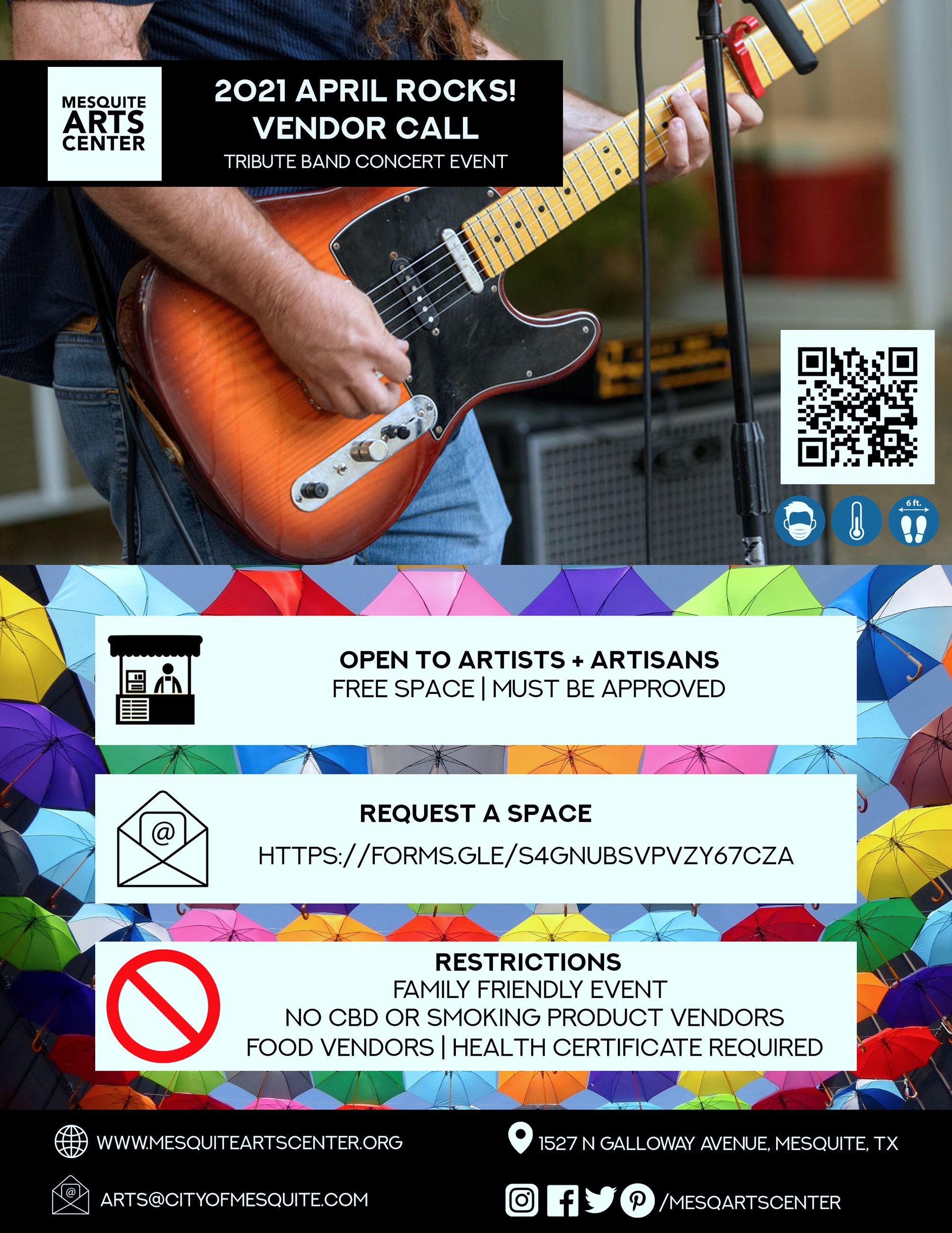 2021 April Rocks 8.5 x 11 Call For Vendors