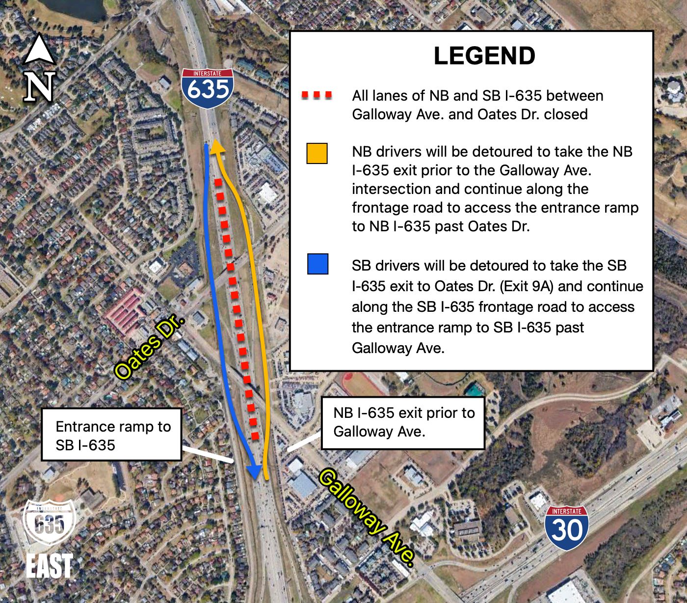 635E_NB and SB I-635 between Galloway and Oates_2021.03.27 v.04