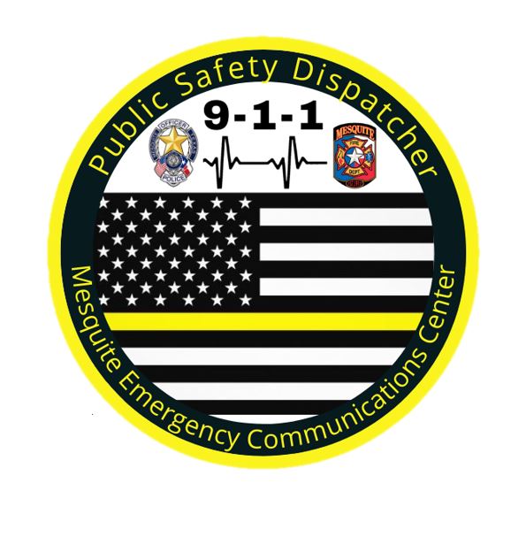 Public Safety Dispatcher Logo - Mesquite, TX