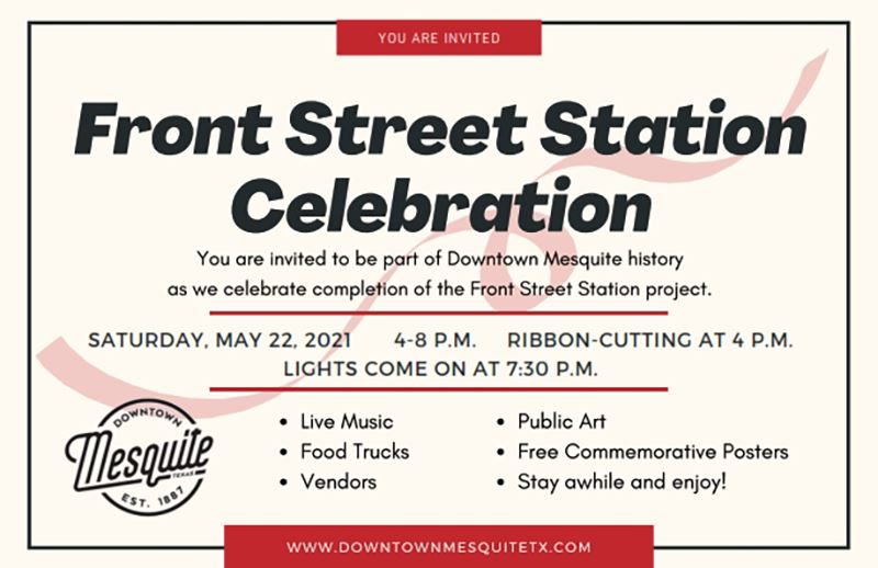 5-22-21 Front Street Station Celebration - Downtown Mesquite - Mesquite TX