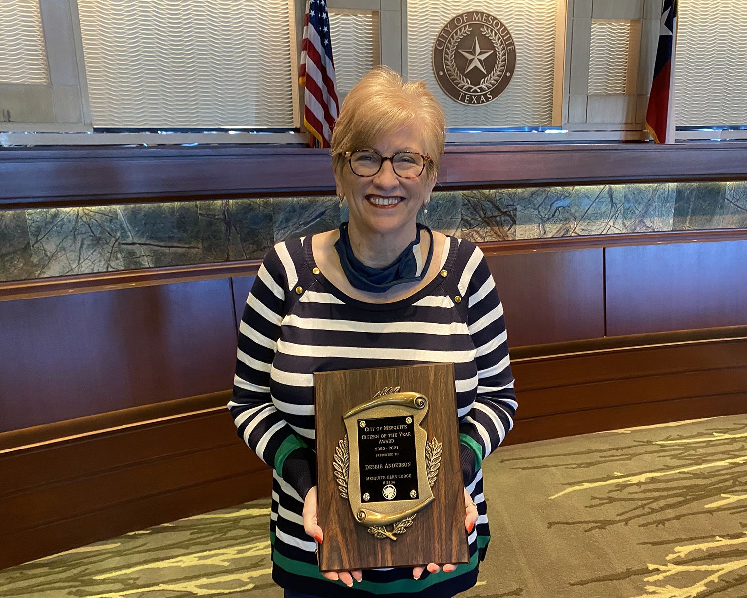 2020-2021 Citizen of the Year - Debbie Anderson - Mesquite TX