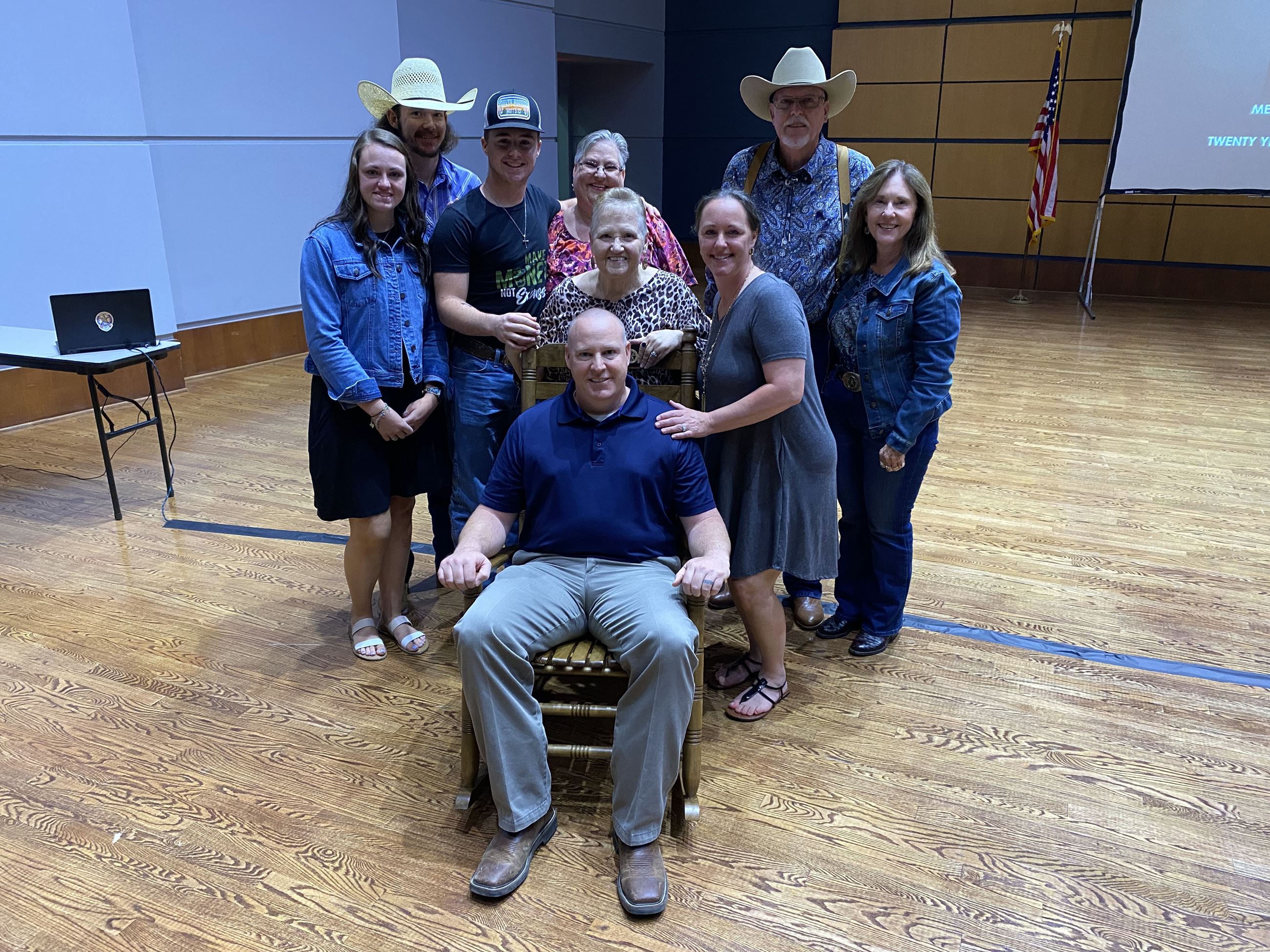 Maddox and his family