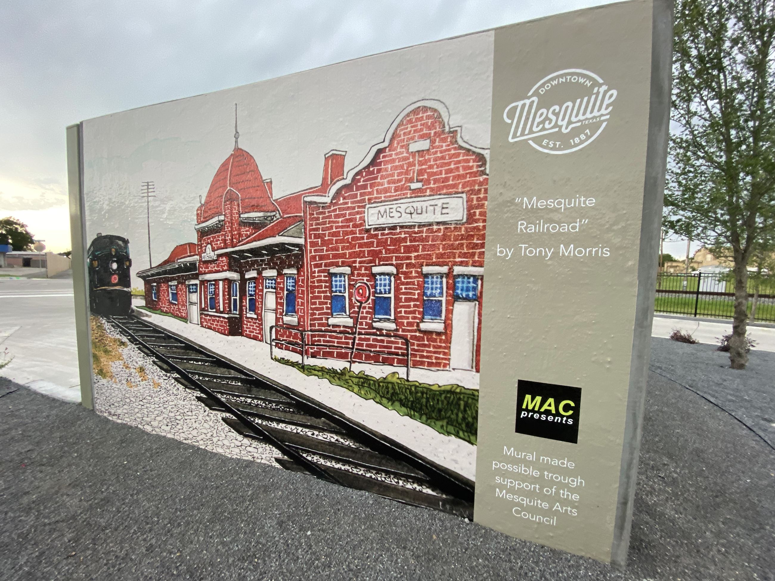 Tony Morris Mesquite Train Depot