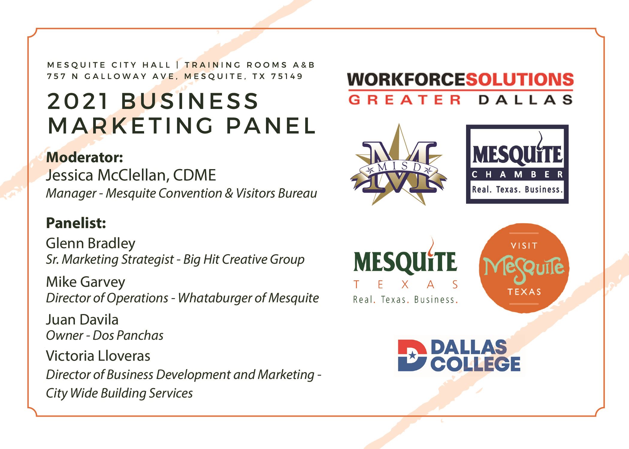 Marketing Panel - Mesquite, TX