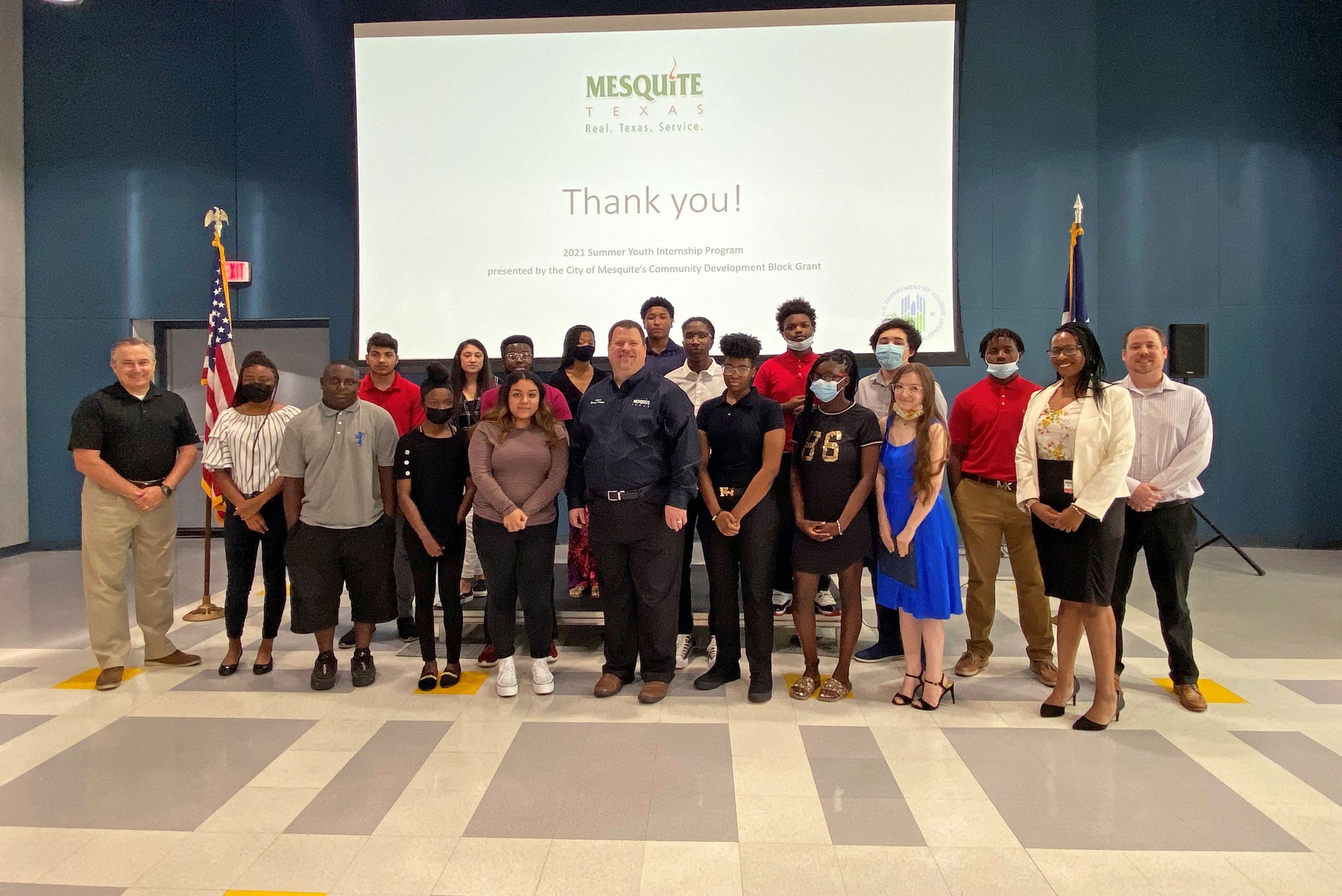 SYIP Class with Cliff Keheley, Mayor Bruce Archer, Program Administrators - Mesquite, TX