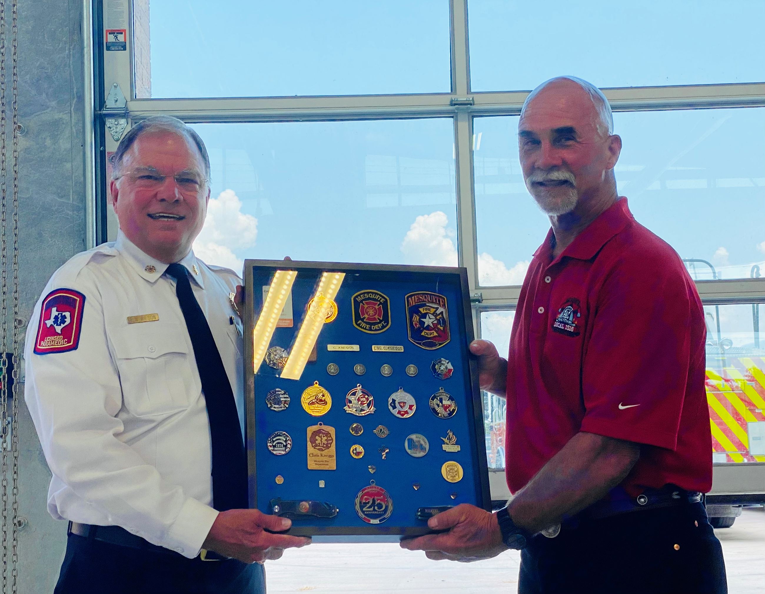 Lt Kneggs and Chief Wilson