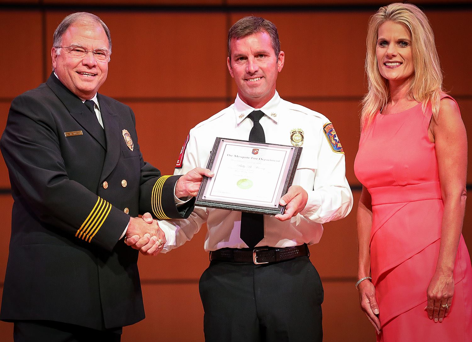 8-5-21 MFD Promotional and Swearing-In Ceremony - Fire Chief Russell Wilson - Asst. Chief Billy Mass