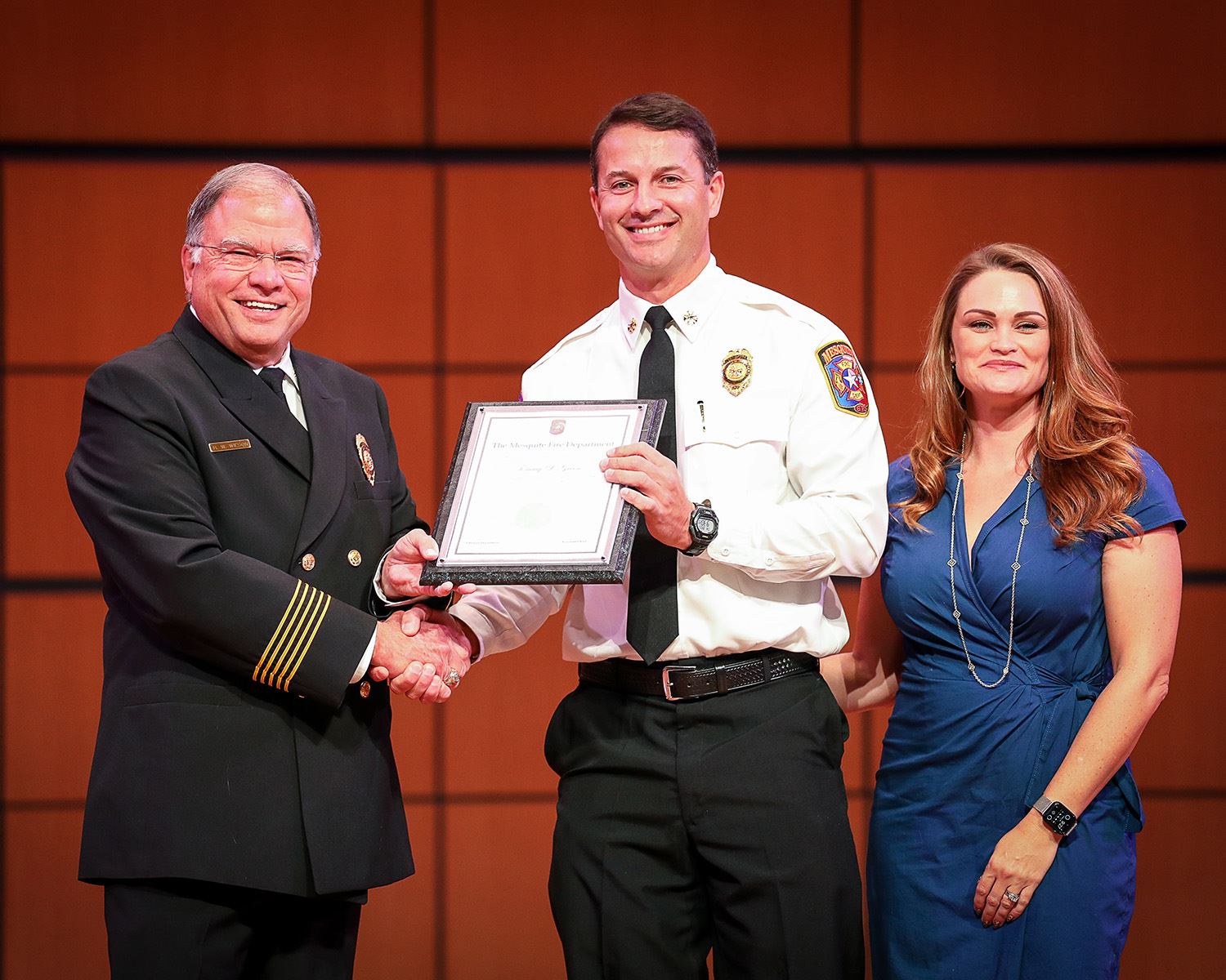 8-5-21 MFD Promotional and Swearing-In Ceremony - Fire Chief Russell Wilson - Asst. Chief Tommy Gree