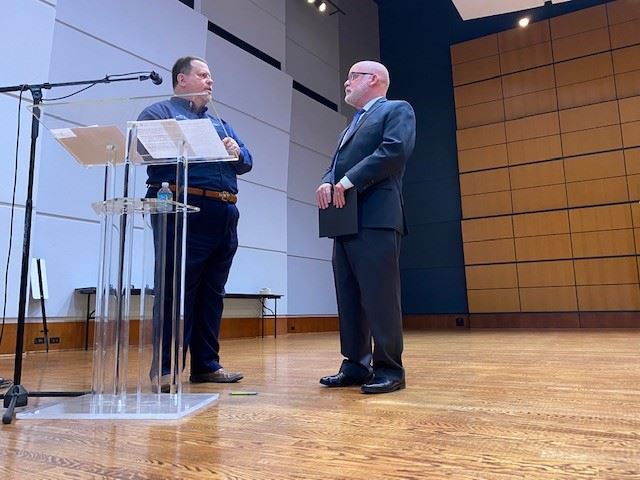 Mayor Archer and Pecena