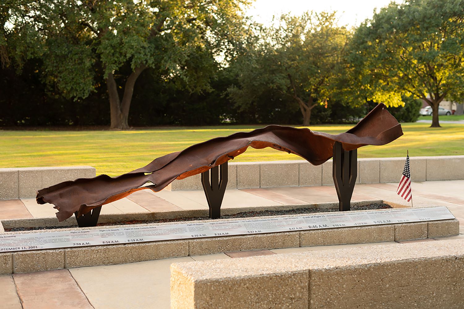 Mesquite Freedom Park at sunset - Mesquite TX