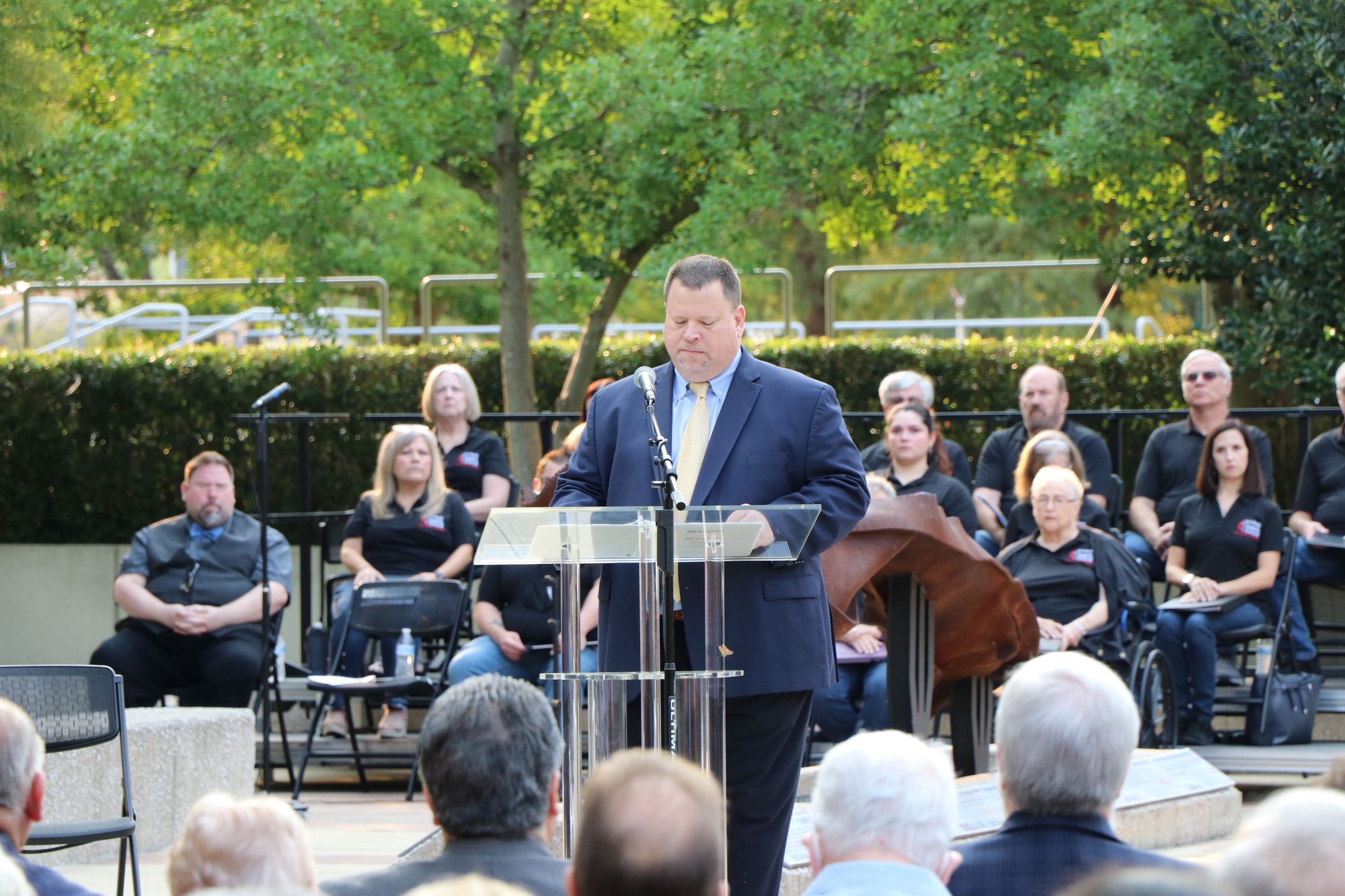 Mayor Archer speaking