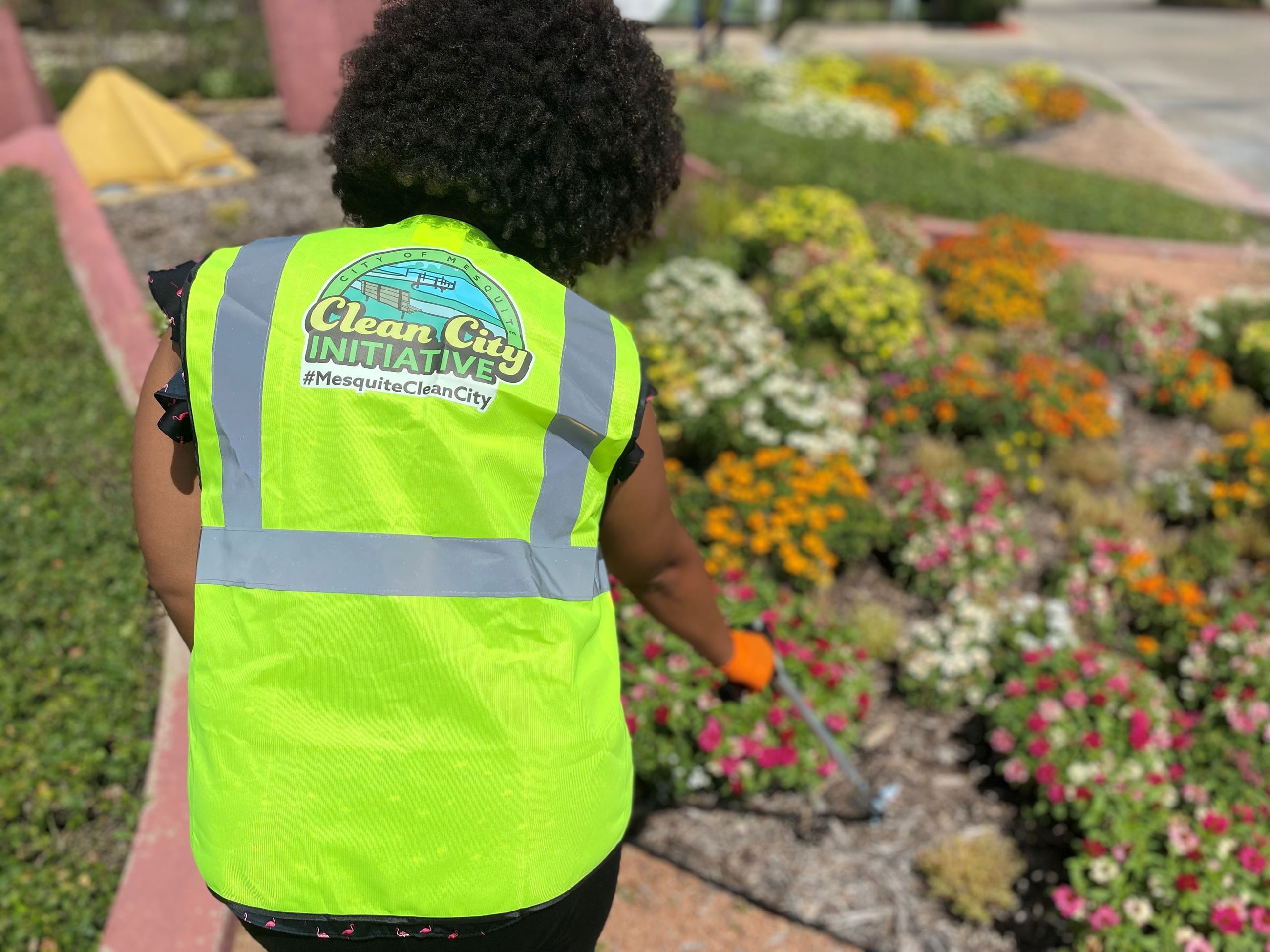 Clean City Initiative - volunteer vests for sale - Mesquite TX