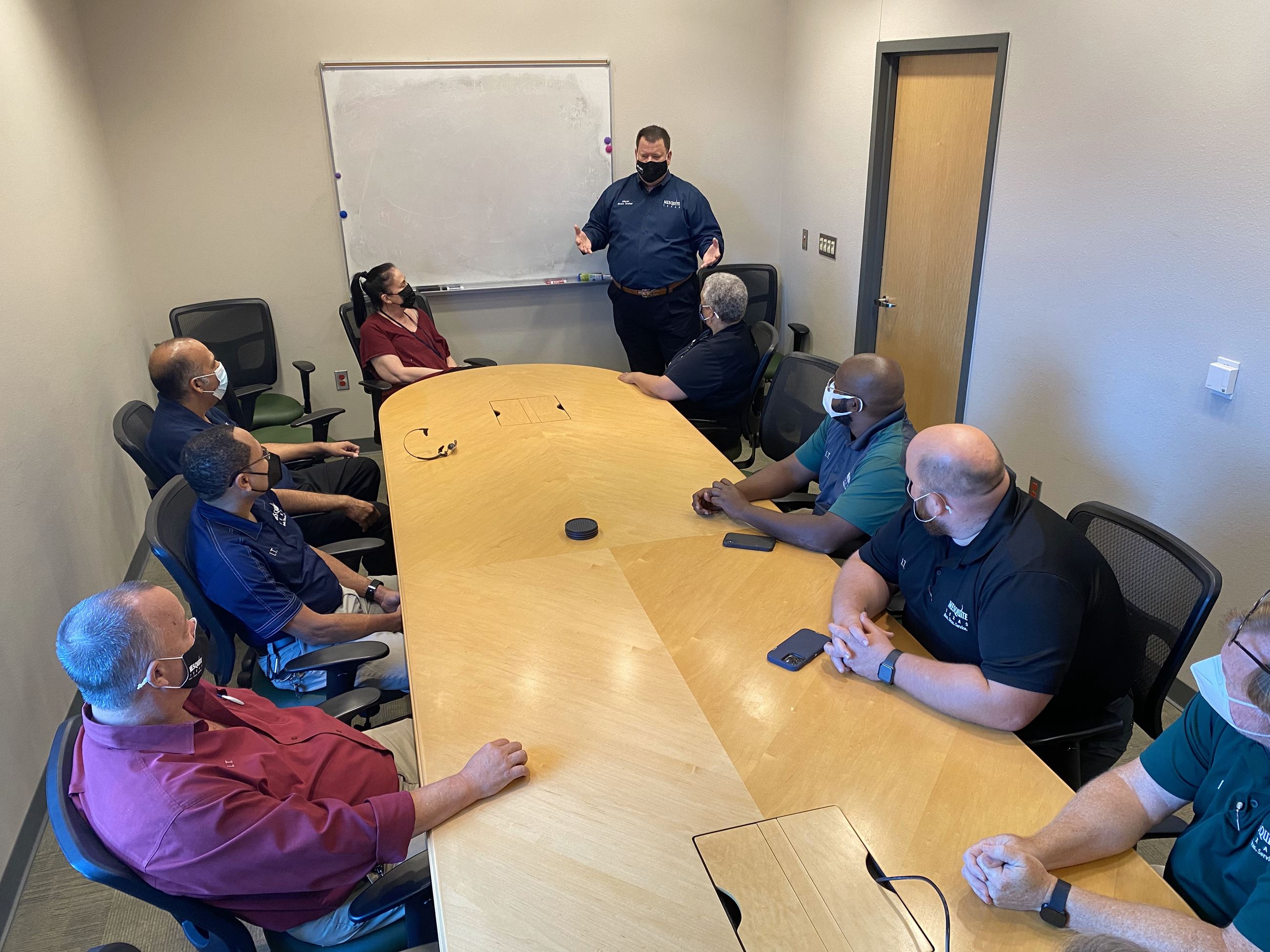 Mayor speaks to IT Department