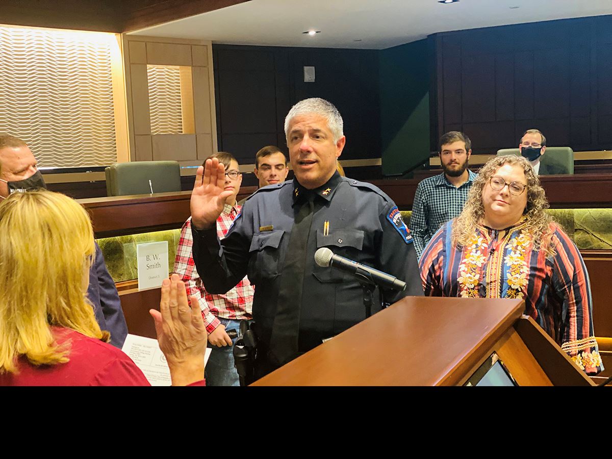 10-18-21 Mesquite Police Chief David Gill takes Oath of Office - Mesquite TX