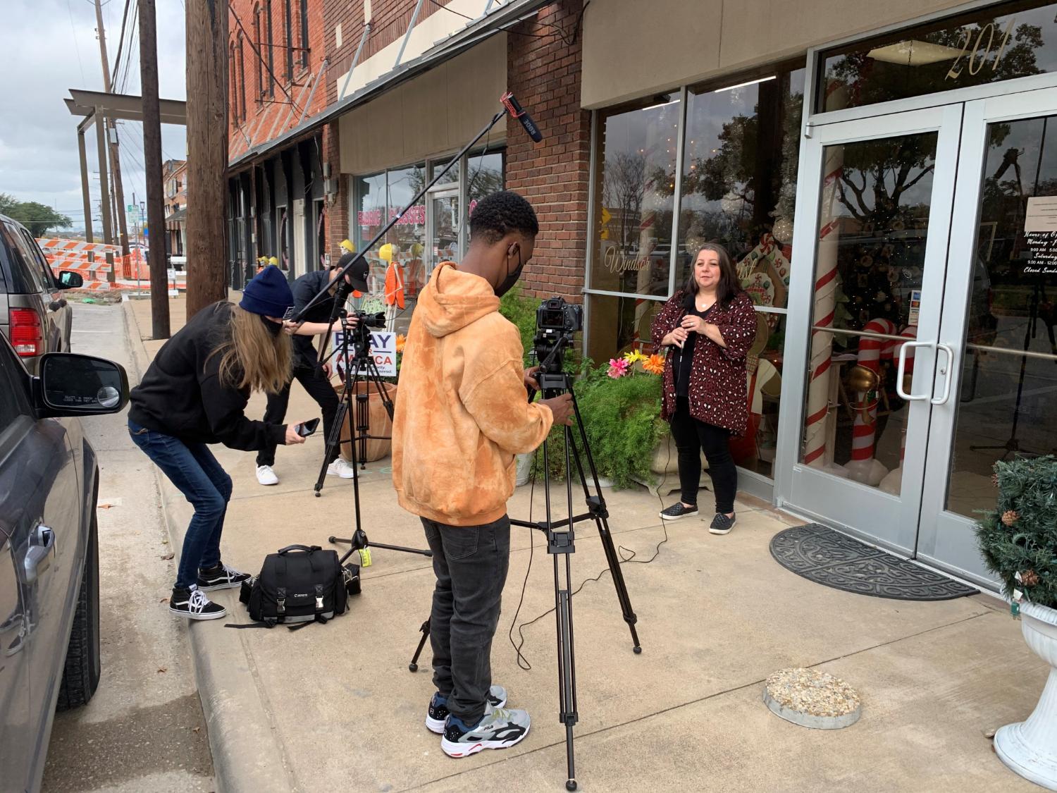 Lisa in front of Windsor