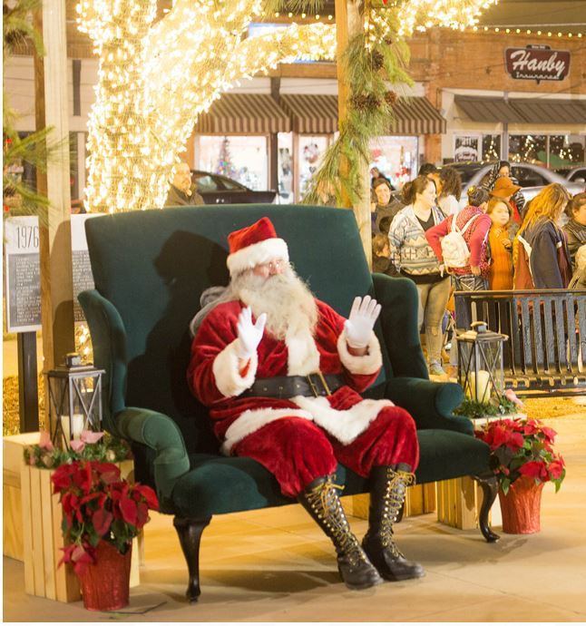 Christmas on the Square Santa - Mesquite, TX
