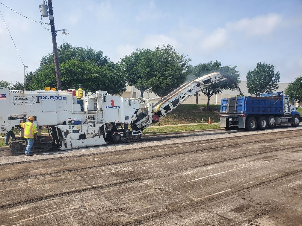 Construction on Skyline Drive
