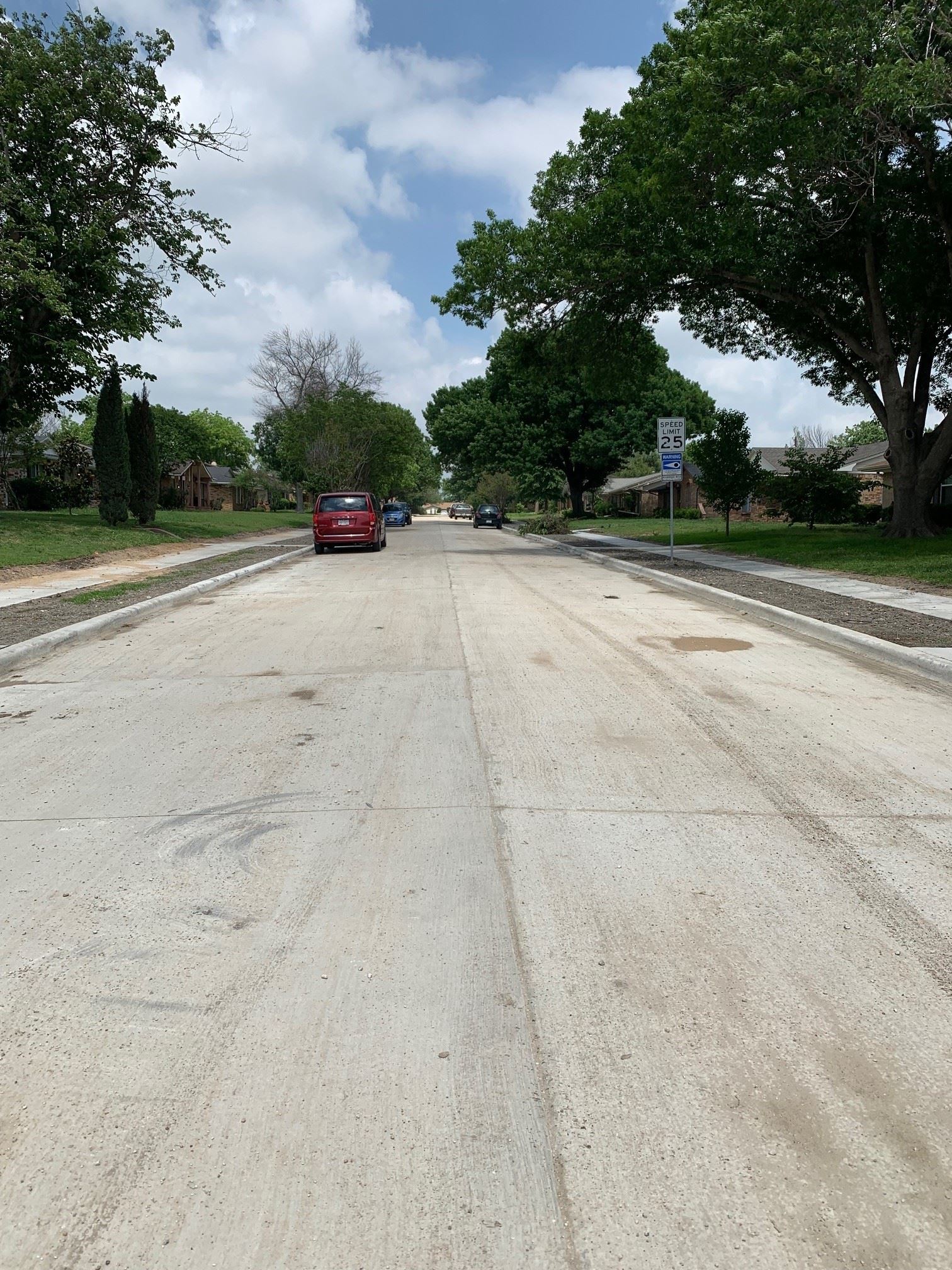 Updated construction on Eastridge Park as of May 2023