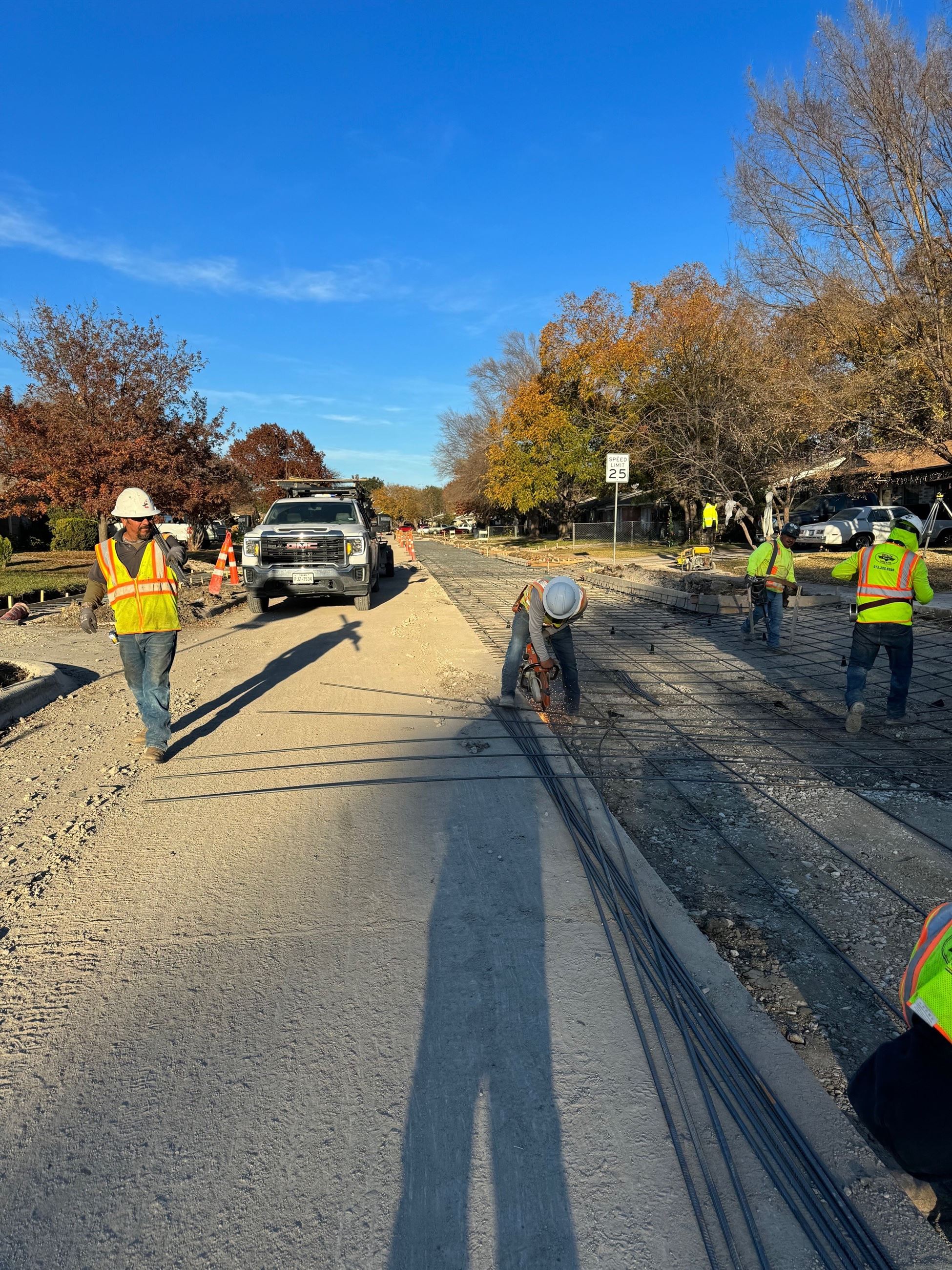 Eastridge Park neighborhood road construction
