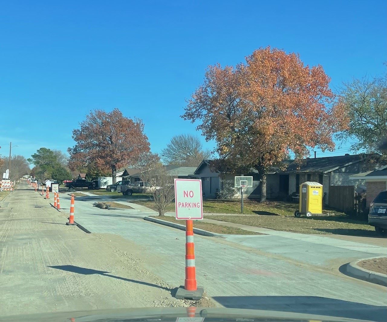 Lee Street and Grubb Drive road construction
