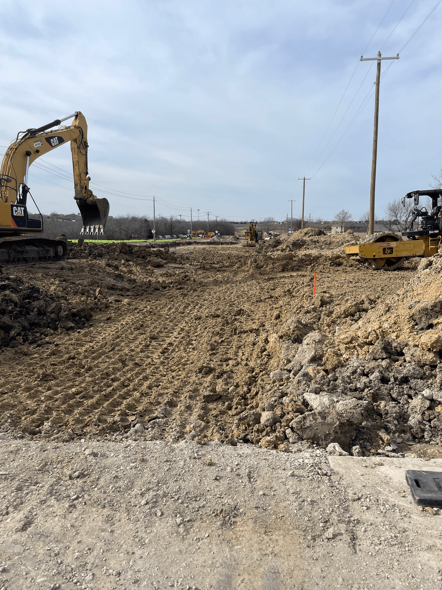 FP Lucas road construction