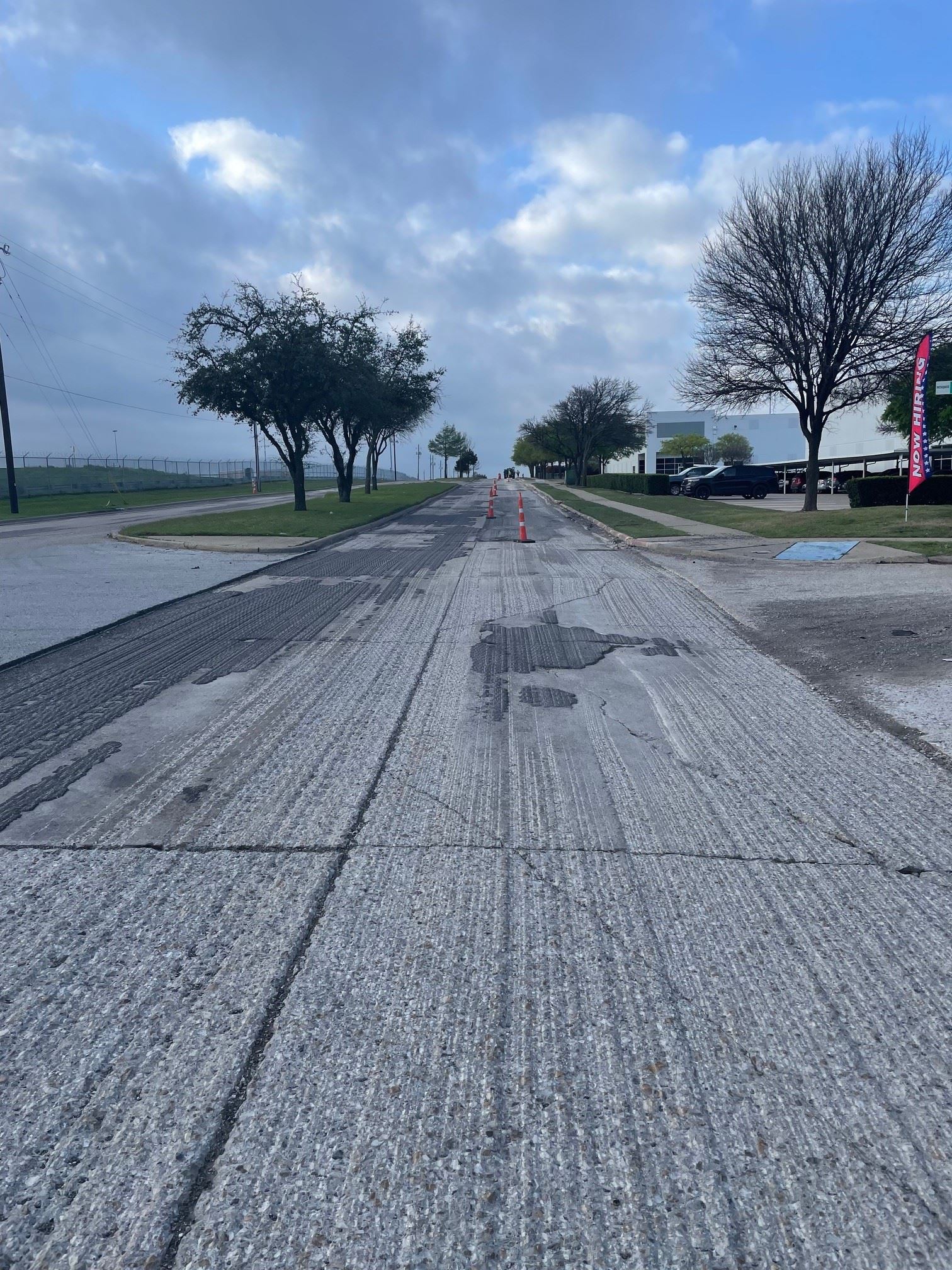 Big Town construction April 2024